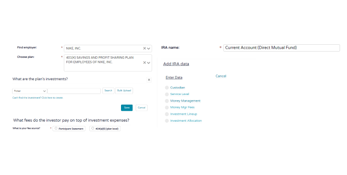 Identify and document current account