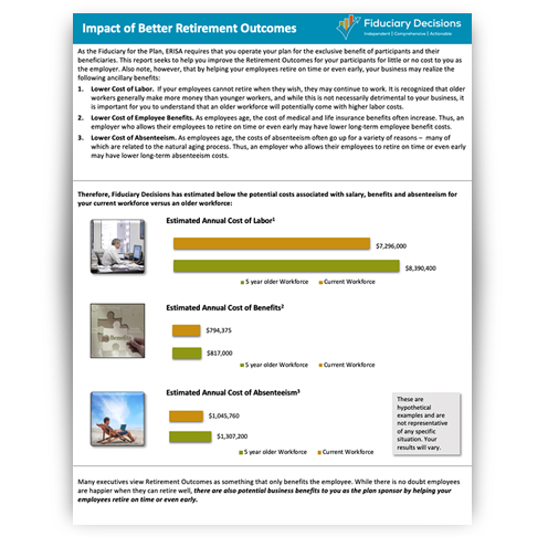  Retirement Outcomes